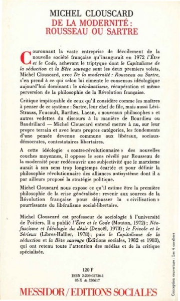 Illustration : Schémas Philosophie de la Praxis  Oeuvres Publiées - Michel Clouscard