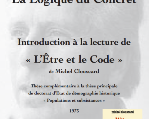 Illustration : “La Logique du Concret” ( 1974 )Christian Riochet (“L’Être et le Code”) - Michel Clouscard
